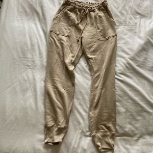 Abercrombie tan cozy joggers